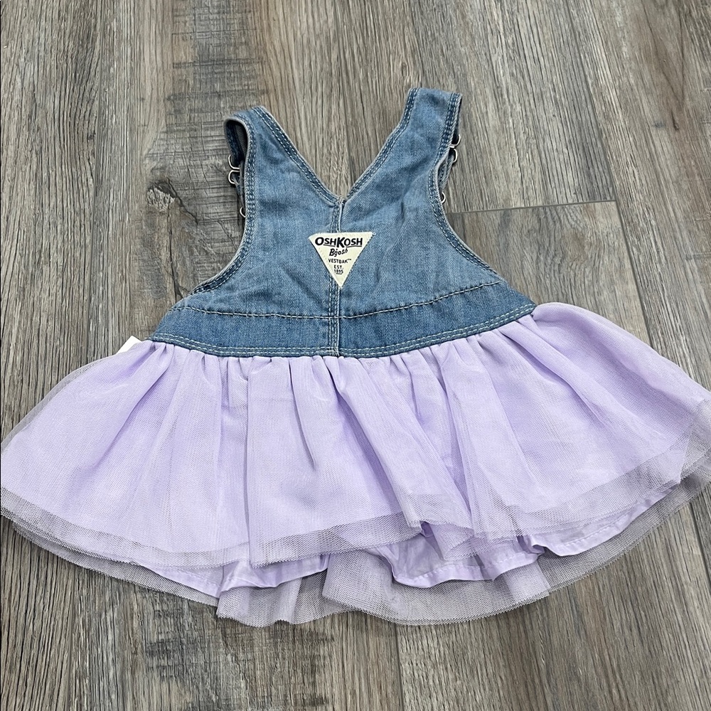 NWT Oshkosh Unicorn Overall Dress - Picture 4 of 5